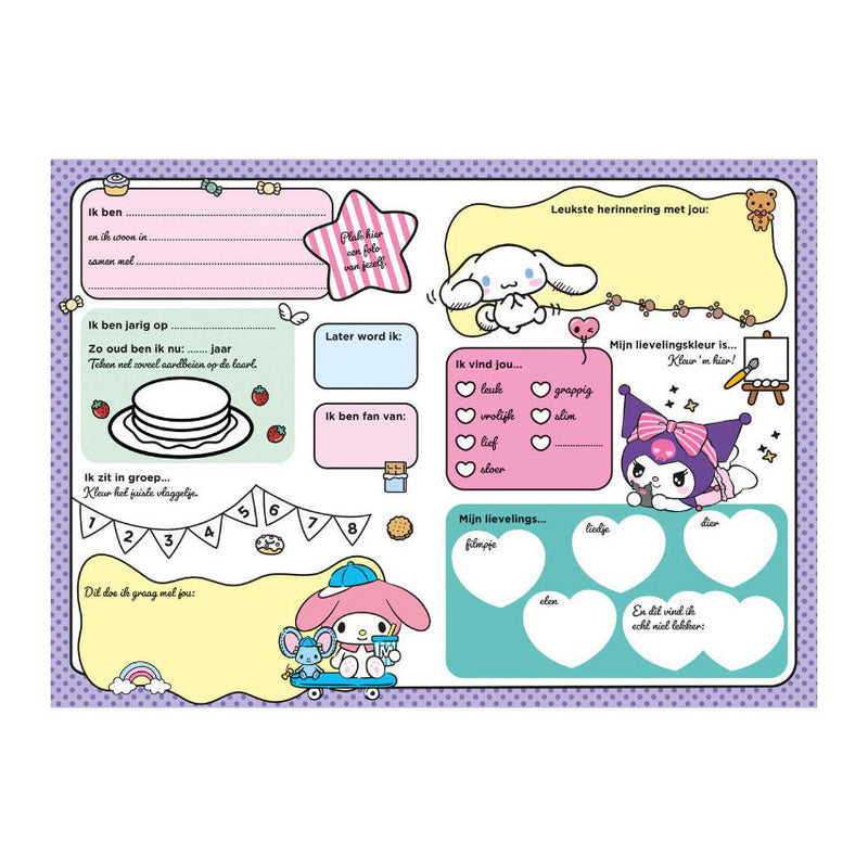 Load image into Gallery viewer, Hello kitty cinnamoroll vriendjes - vriendenboekje