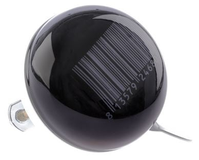 Load image into Gallery viewer, Nv ding dong bel 60mm stipes zwart met barcode kaart
