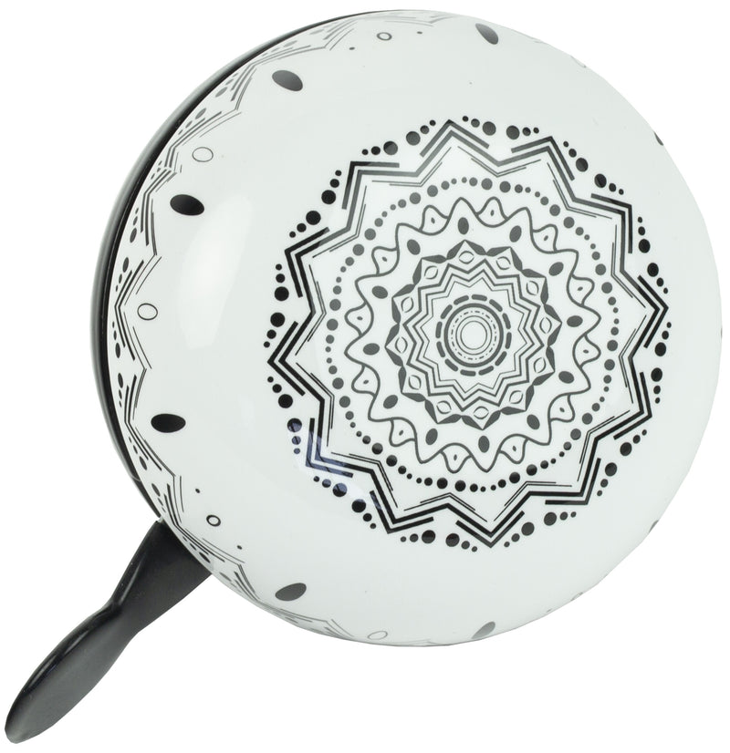 Load image into Gallery viewer, Widek ding dong bel groot mandala zebra black op kaart