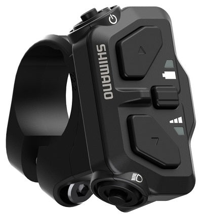 Load image into Gallery viewer, Shimano Schakeleenheid (links) STEPS SW-EN600-L 35,0 31,8 mm klemming