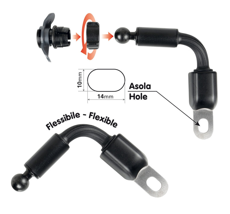 Load image into Gallery viewer, Lampa Opti-Arm flexibele bevestigingsbeugel