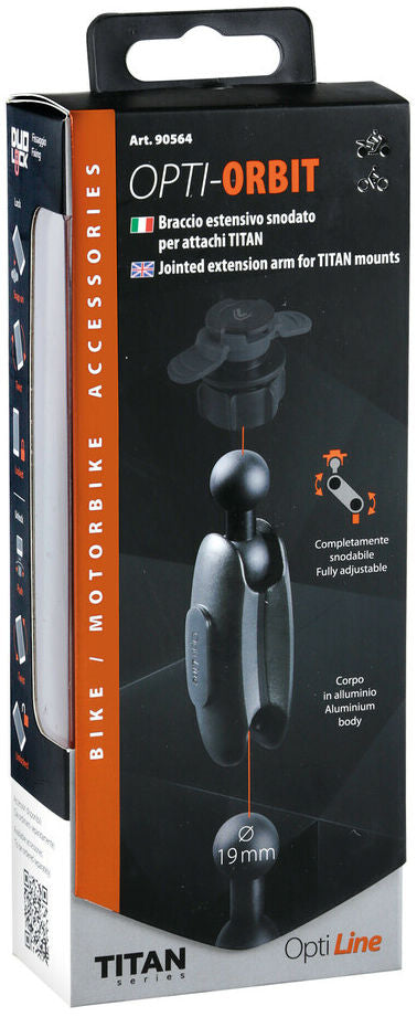 Load image into Gallery viewer, Lampa Opti-Orbit verlengingsarm met rubberen kogels