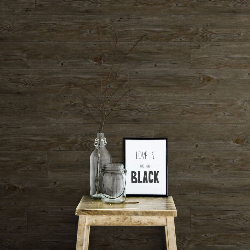 Load image into Gallery viewer, Grosfillex Grosfillex 15 st Wandtegels Gx Wall+ 15x90 cm donkereikenkleurig