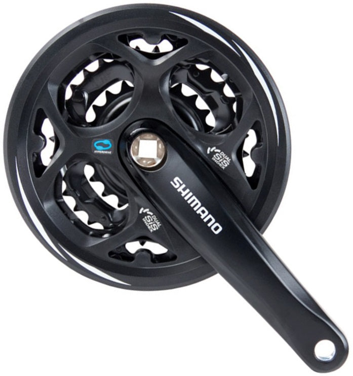 Load image into Gallery viewer, Shimano crankstel altus m311 7 8v 22 32 42t -5mm verdiept