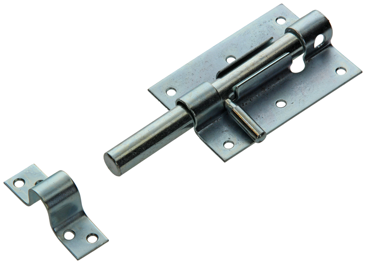 Load image into Gallery viewer, Mack 1069122 - hangslotgrendel blauw verzinkt100 mm | 5 stuks
