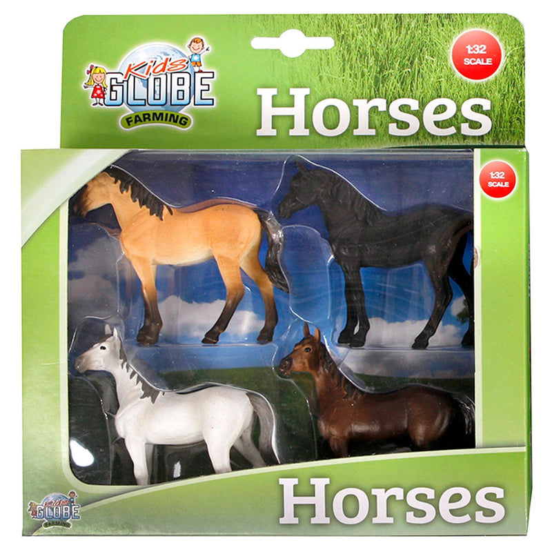 Load image into Gallery viewer, Kids globe paarden, 4st. 1:32