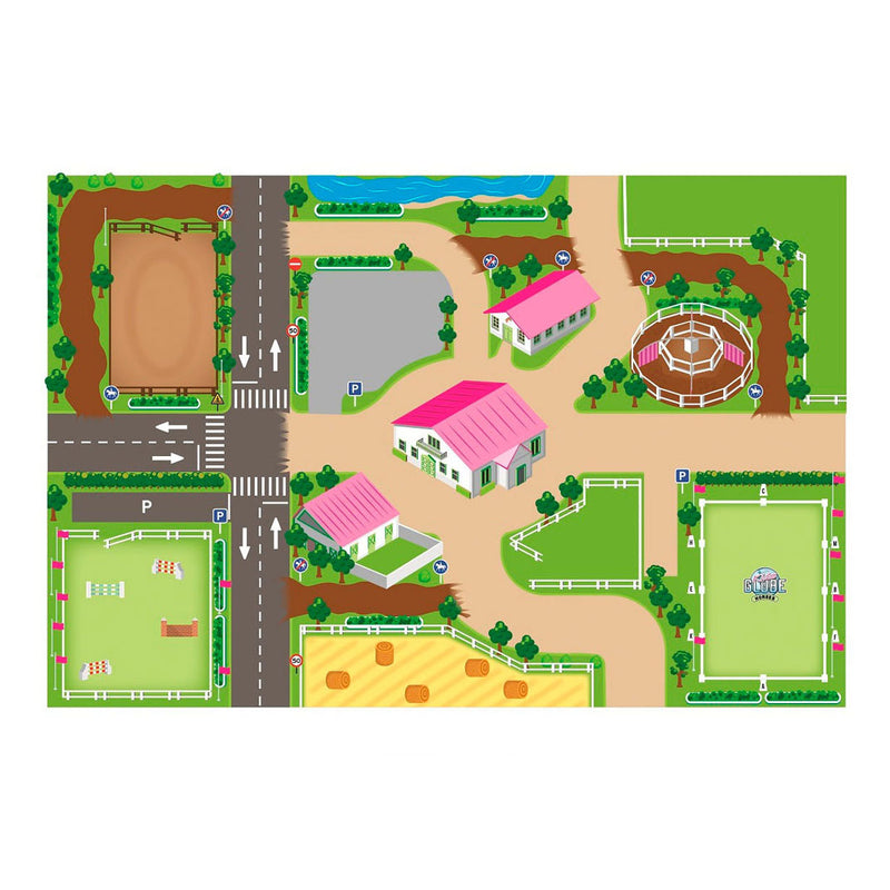Load image into Gallery viewer, Kids globe speelkleed paarden manege xxl