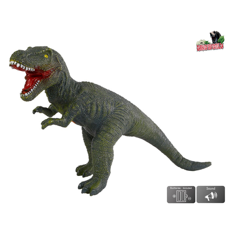 Load image into Gallery viewer, Dinoworld t-rex dinosaurus speelfiguur met geluid, 57cm