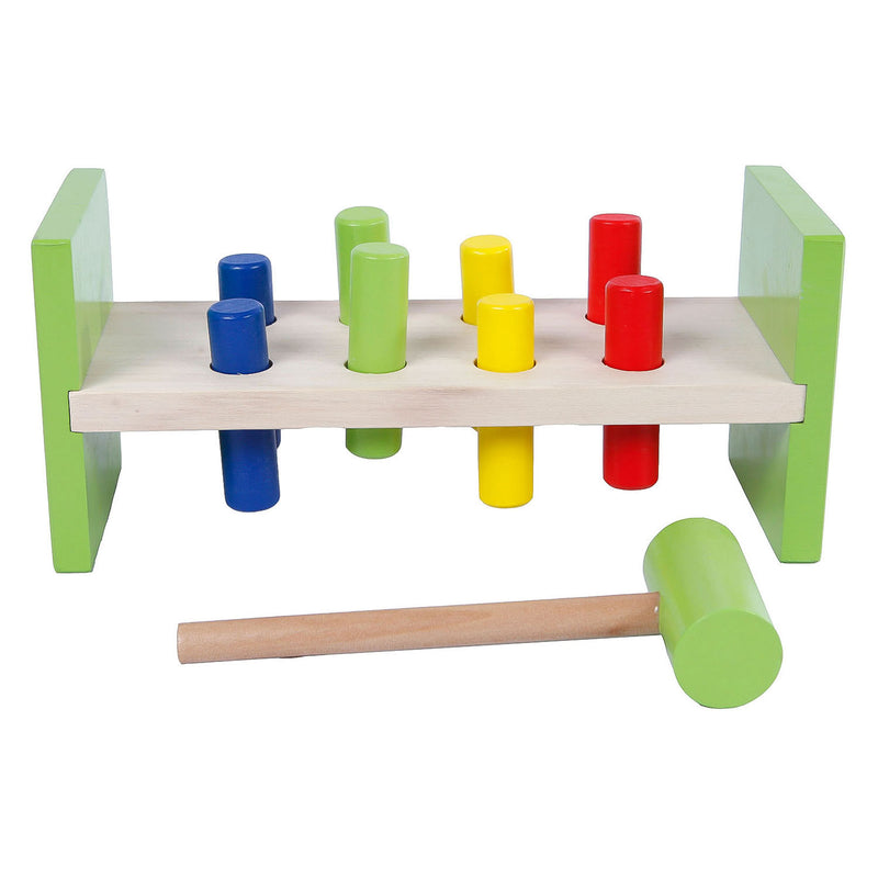 Load image into Gallery viewer, 2-play houten hamerbank groen, 10dlg.
