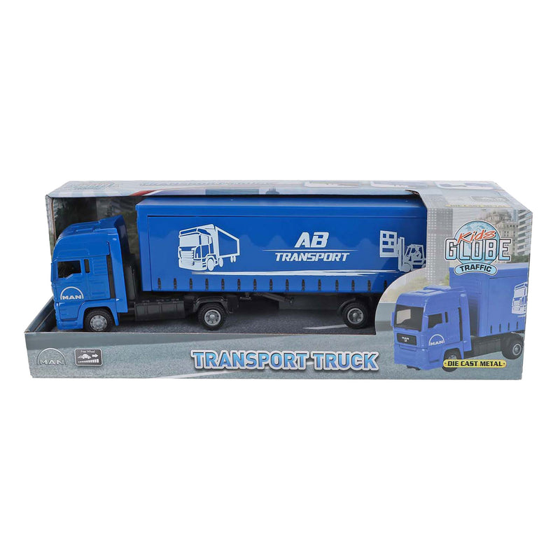 Load image into Gallery viewer, Kids globe man vrachtwagen met oplegger, 30cm