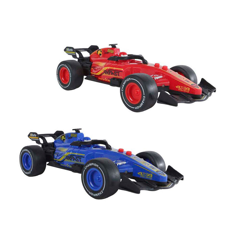 Load image into Gallery viewer, 2-play formula race auto frictie met licht en geluid, 19cm
