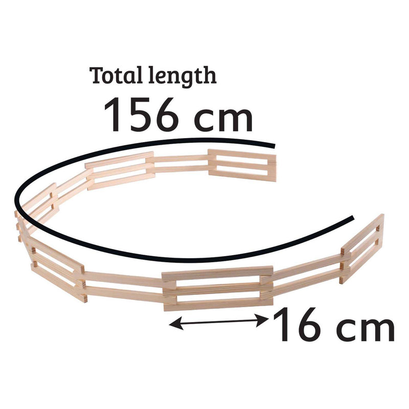 Load image into Gallery viewer, Kids globe houten hekjes 1:24 156cm