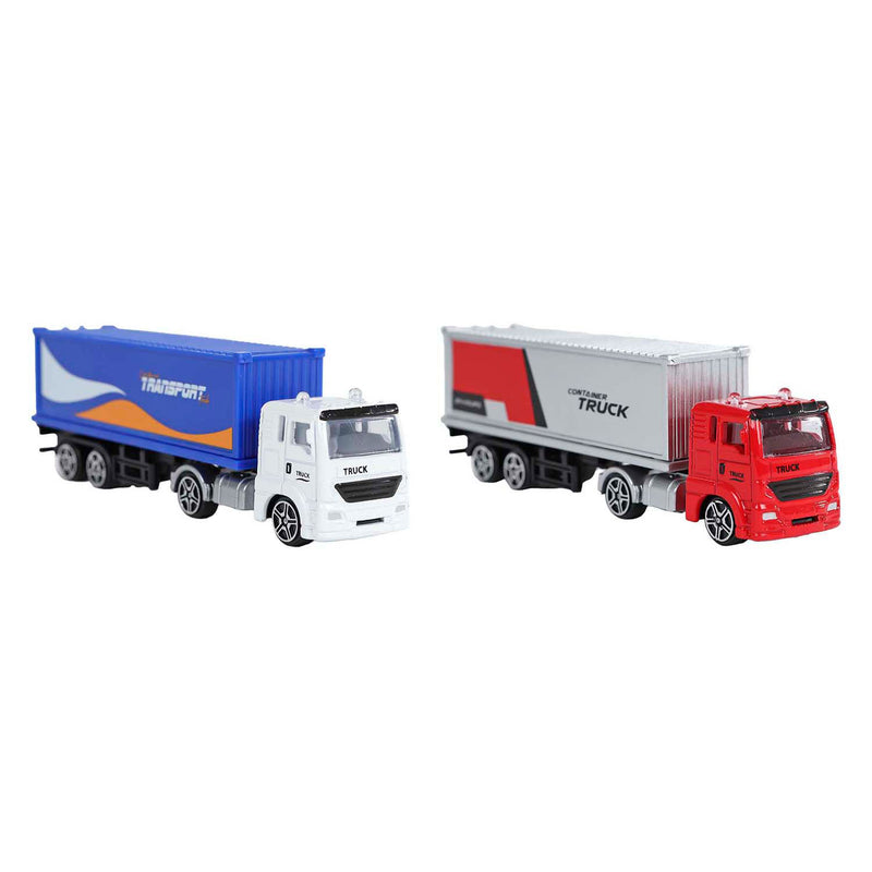 Load image into Gallery viewer, 2-play vrachtwagen die-cast, 12cm