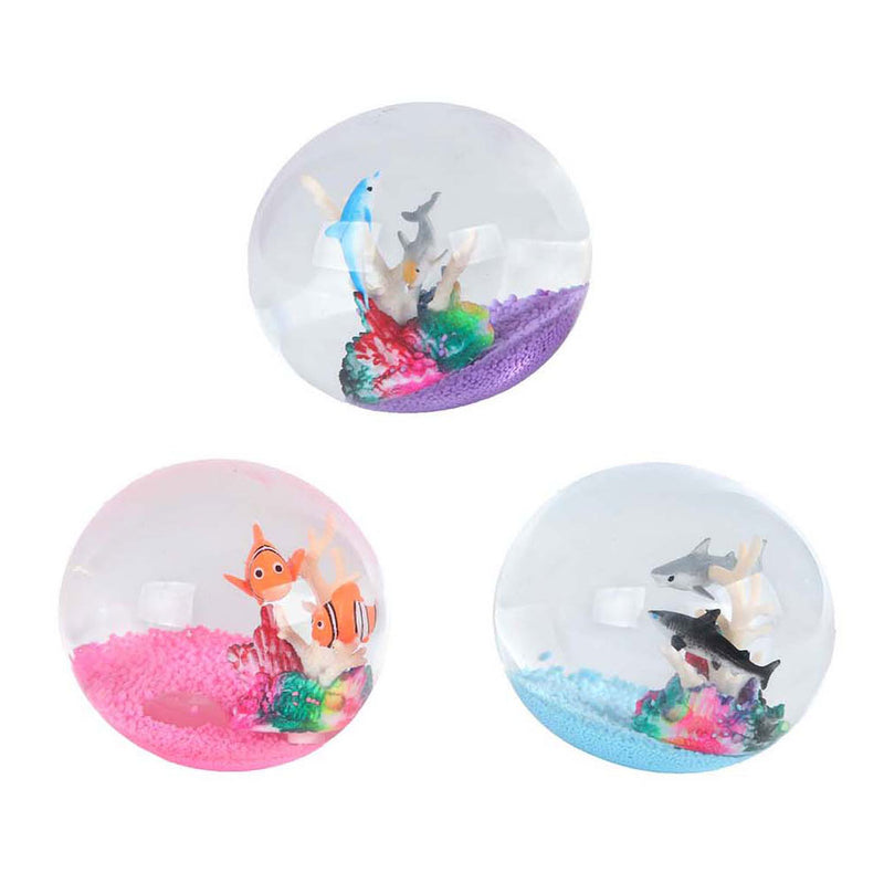 Afbeelding laden in galerijviewer, Destination deep oceaan bal met zeedieren, 9cm