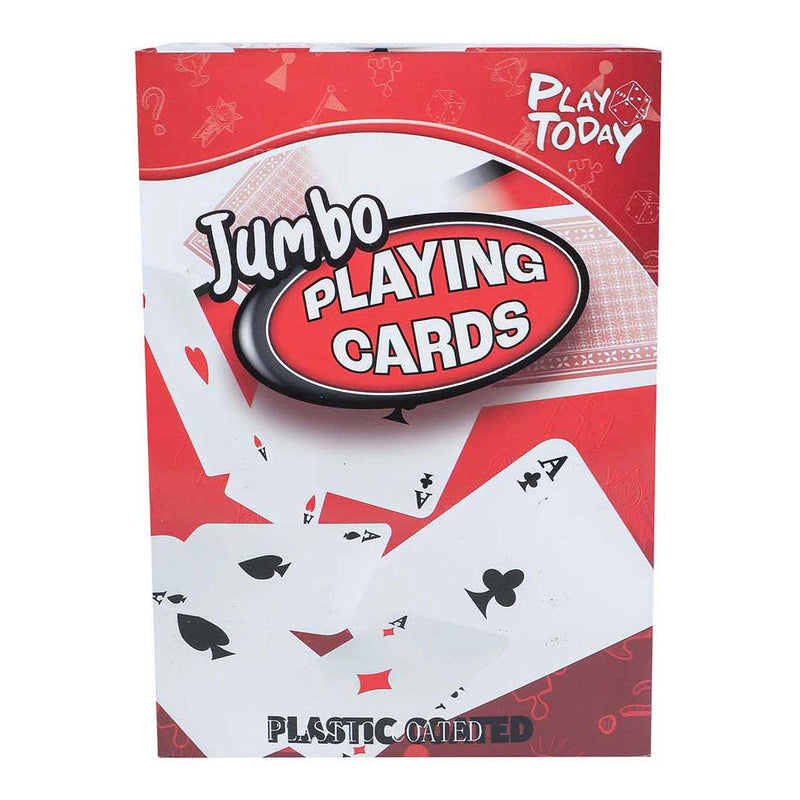 Afbeelding laden in galerijviewer, Play today jumbo speelkaarten, 17,5cm