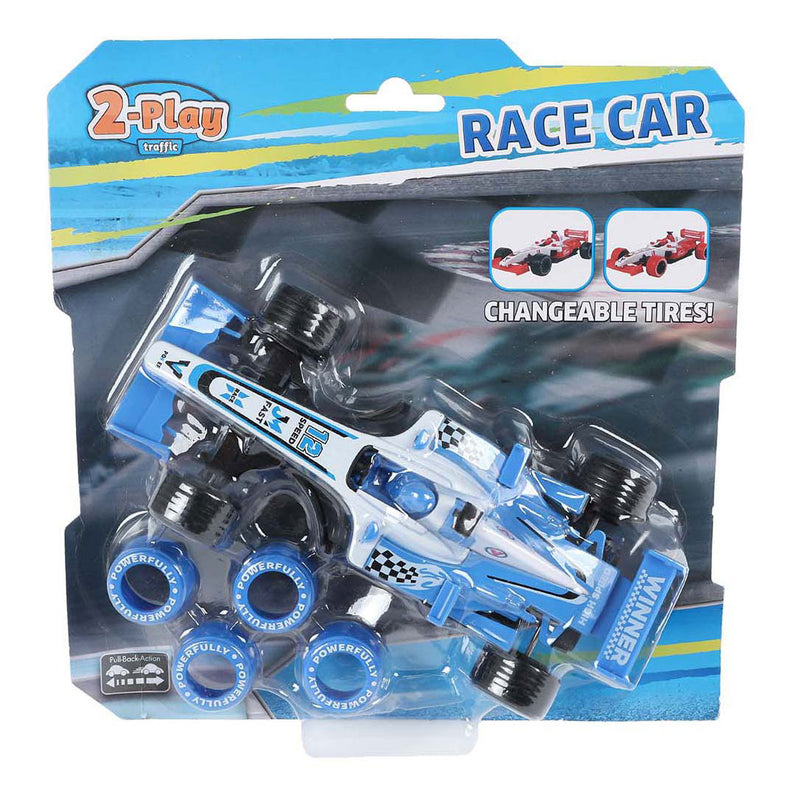 Load image into Gallery viewer, 2-play formule raceauto met extra banden pull back