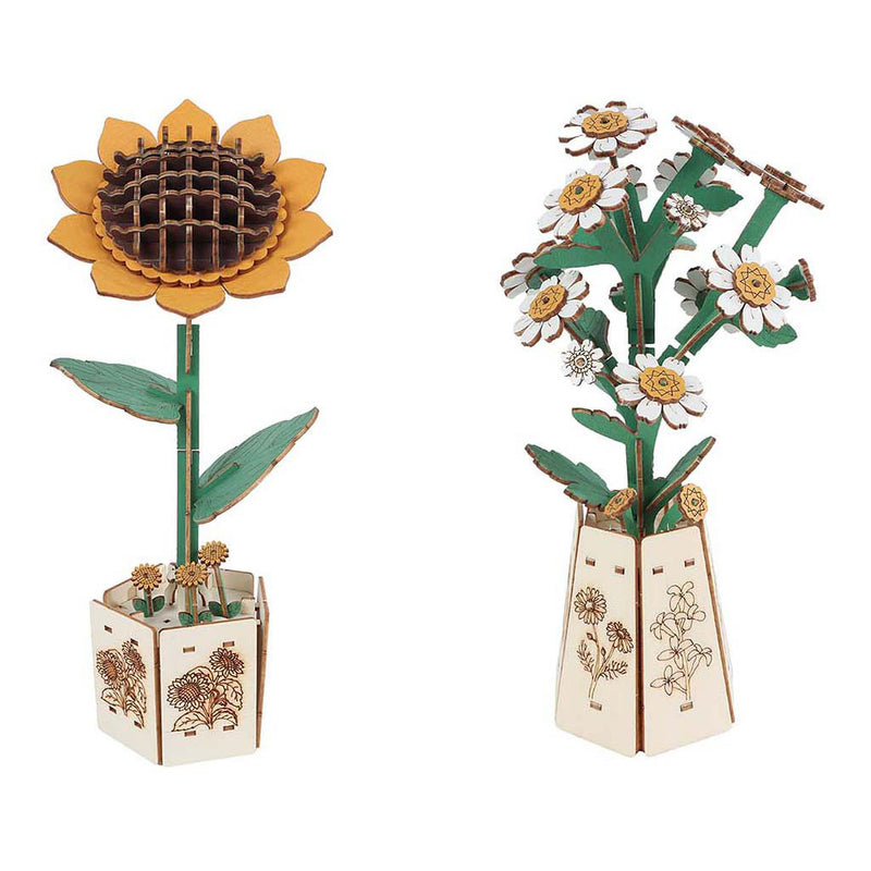 Load image into Gallery viewer, Van manen veenendaal bv maak je eigen houten bloemen - 20,5cm
