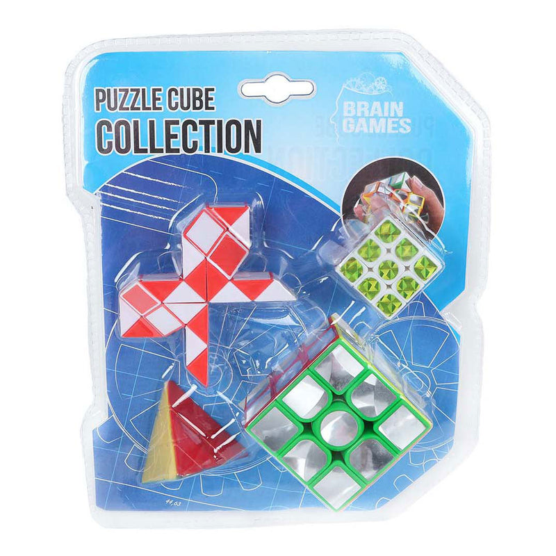 Load image into Gallery viewer, Brain games puzzelkubus set - 4 stuks - educatief speelgoed.