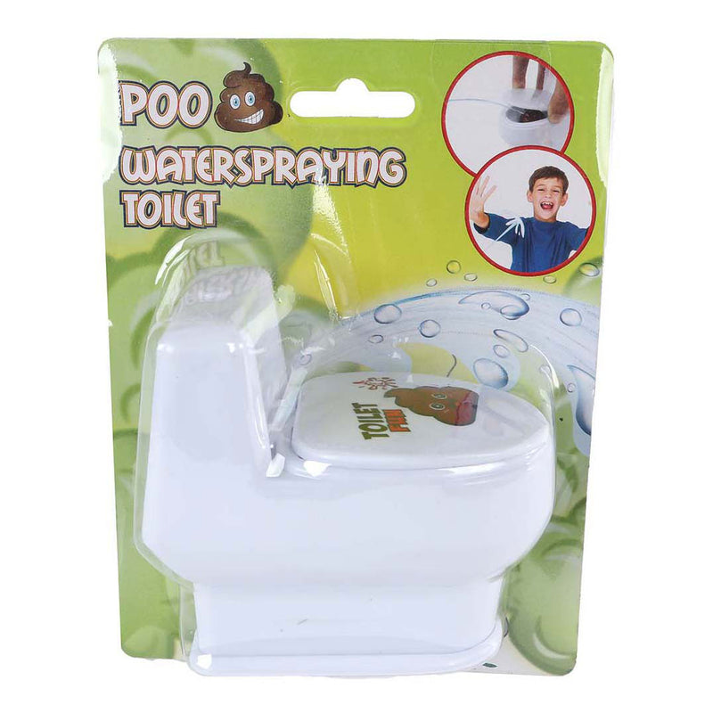 Afbeelding laden in galerijviewer, Poo toilet met drol waterspuitend 10cm