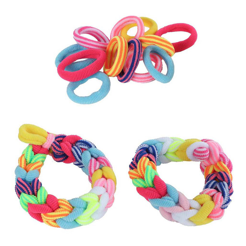 Load image into Gallery viewer, Glamour loom haarbandjes - 150st.