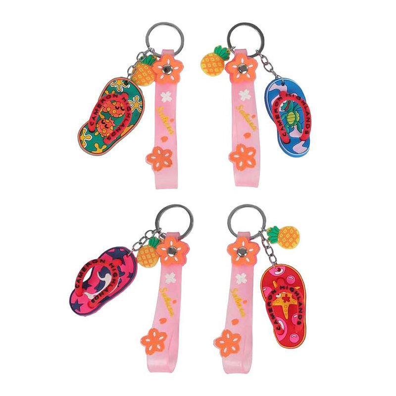 Load image into Gallery viewer, Sleutelhanger strand plezier teenslipper
