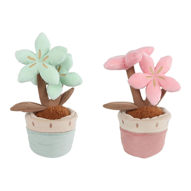 Afbeelding laden in galerijviewer, Take me home plant pluche met 2 bloemen l - 24cm