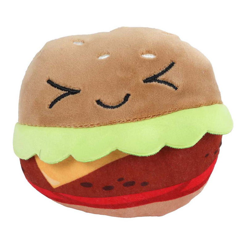 Afbeelding laden in galerijviewer, Fluffy menu zak met 4 hamburgers pluche - 40cm