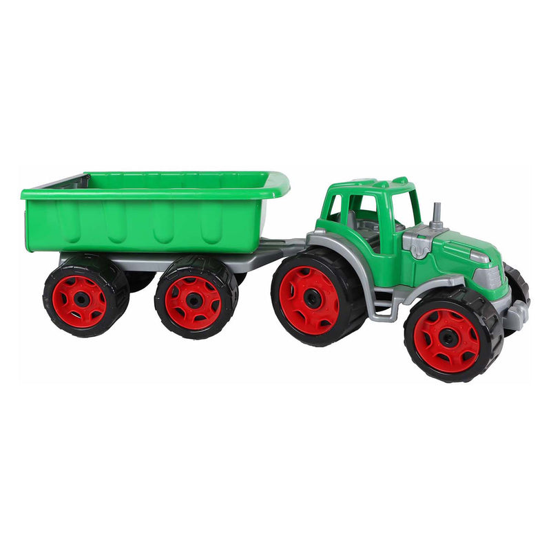 Afbeelding laden in galerijviewer, 2-play tractor met aanhanger groen - 52cm