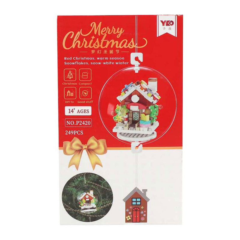 Load image into Gallery viewer, Special moments bouwstenen kerstbal