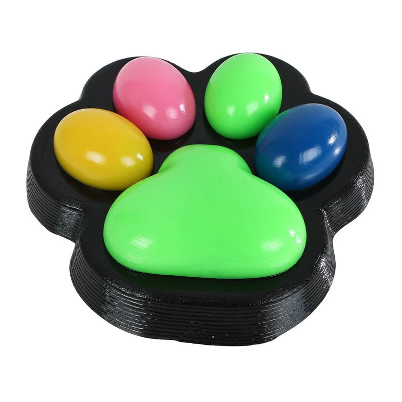 Afbeelding laden in galerijviewer, Glamour squishy mega kattenpoot 500gram 6ass 17cm
