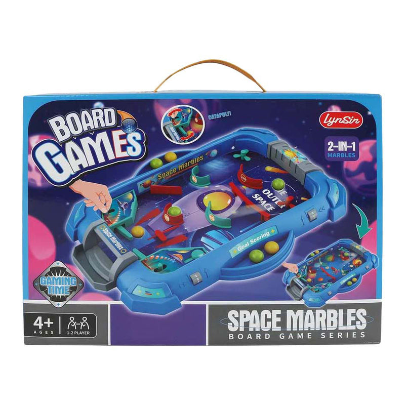 Afbeelding laden in galerijviewer, Pinball flipperkast space marbles 2in1 - 33,5x24,5cm