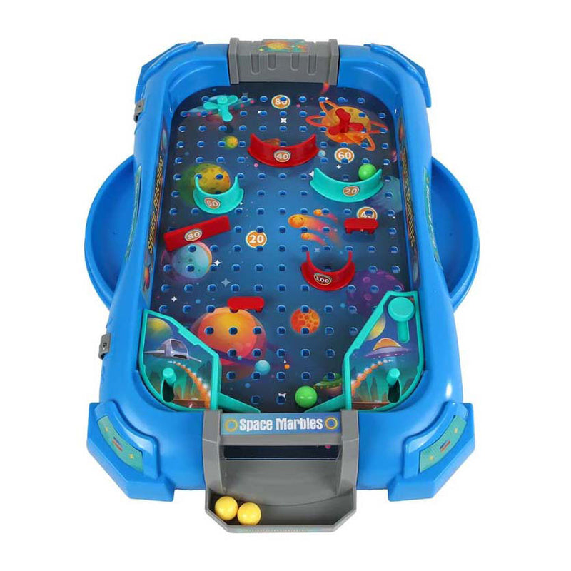 Afbeelding laden in galerijviewer, Pinball flipperkast space marbles 2in1 - 33,5x24,5cm