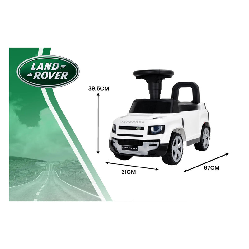 Load image into Gallery viewer, Land rover loopauto wit met geluid - 67 cm