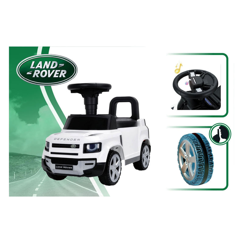 Load image into Gallery viewer, Land rover loopauto wit met geluid - 67 cm