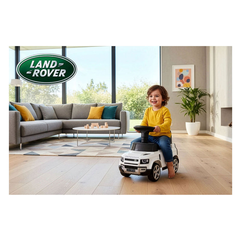 Load image into Gallery viewer, Land rover loopauto wit met geluid - 67 cm