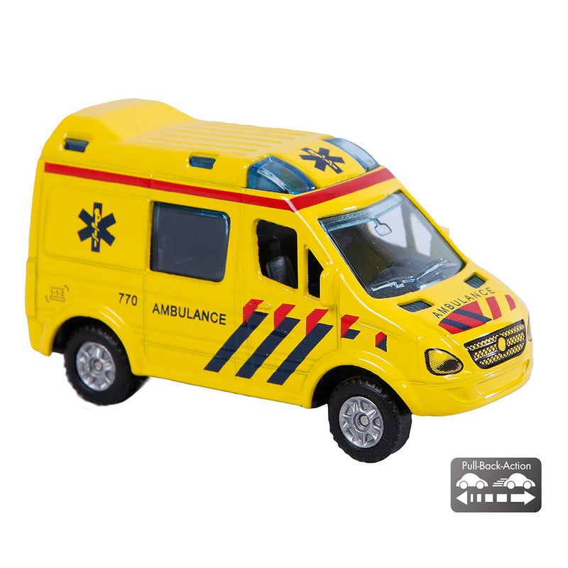 Load image into Gallery viewer, Kids globe die-cast ambulance nl
