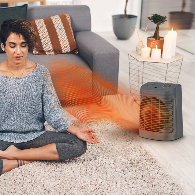 Load image into Gallery viewer, Rowenta so2321 ventilatorkachel 1800w grijs