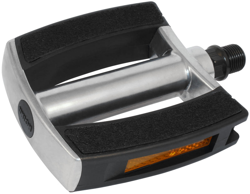 Load image into Gallery viewer, Marwi pedaalset sp-828 aluminium huis sandblock® - zilver zwart