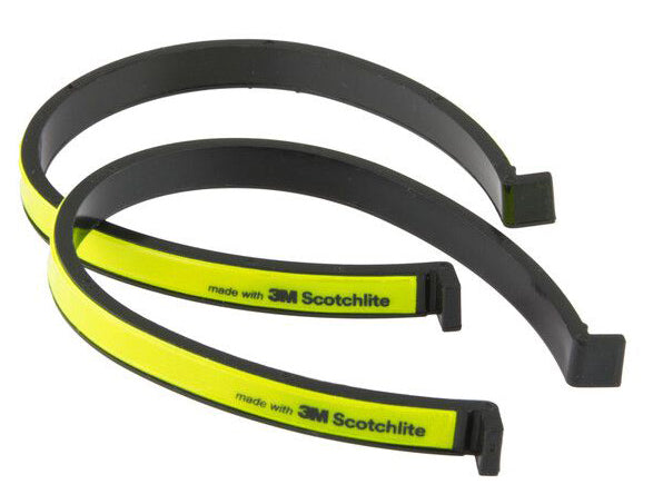 Load image into Gallery viewer, IKZI Reflecterende broekklemmen IkziLight Duo Visible set à 2 stuks