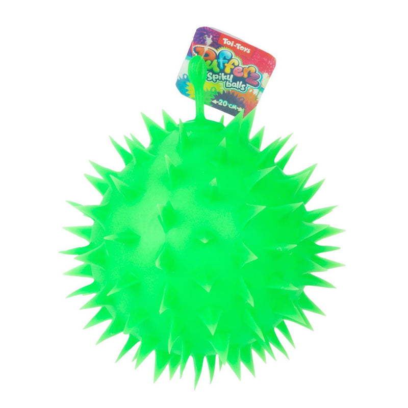 Afbeelding laden in galerijviewer, Toi-toys pufferz pufferbal -spikes- 20cm 230gr 6ass