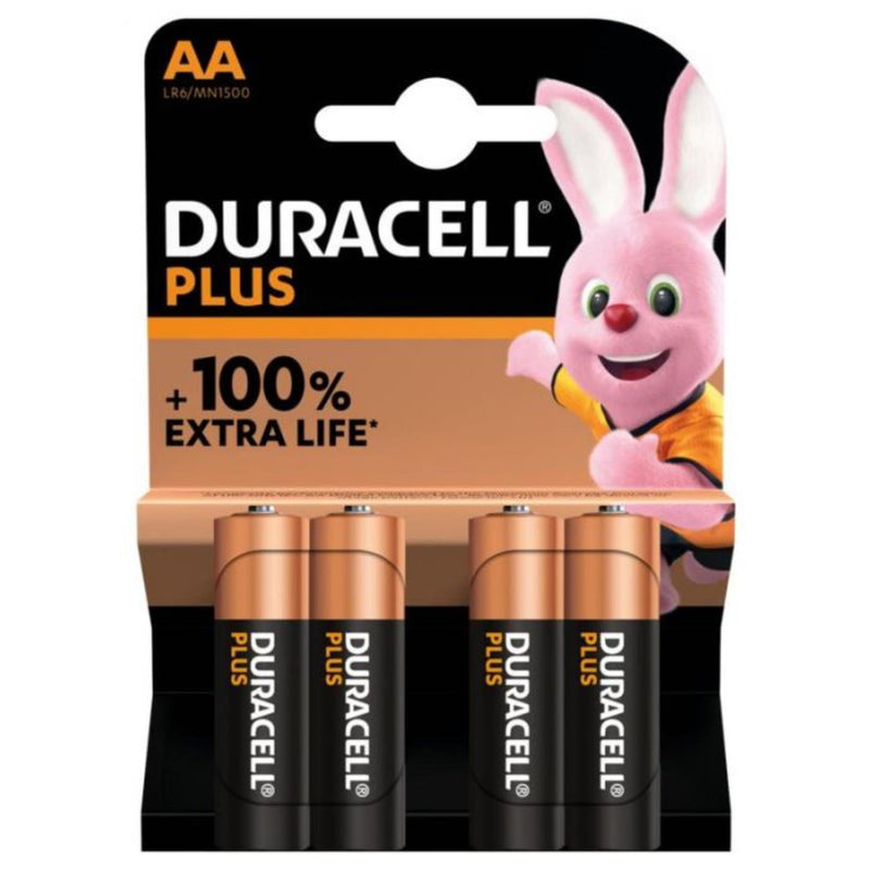 Load image into Gallery viewer, Duracell batterij plus aa mn1500 1,5v lr6 alkaline (4st)
