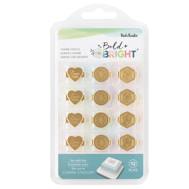 Load image into Gallery viewer, We r makers • charm staples bold bright 12pcs