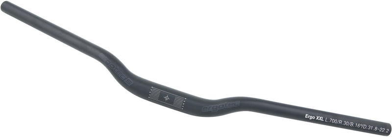 Load image into Gallery viewer, Ergotec Stuurbocht Ergo XXL 31,8mm 700mm mat zwart