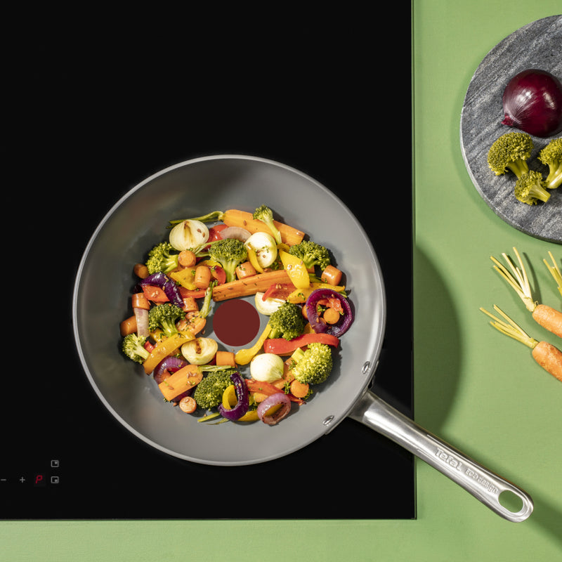 Load image into Gallery viewer, Tefal renew+ wokpan - ø28 cm - keramisch - pfas-vrij - geschikt voor inductie