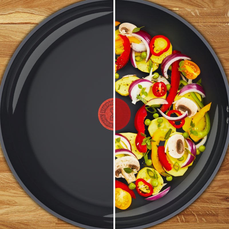 Load image into Gallery viewer, Tefal c47619 change black keramische wokpan 28 cm zwart