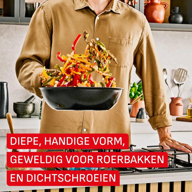 Load image into Gallery viewer, Tefal excellence ceramic wokpan ø28cm