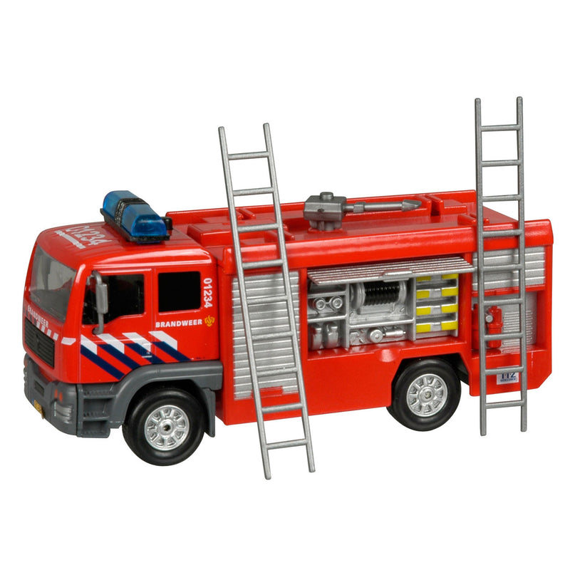 Load image into Gallery viewer, Brandweer blusauto met licht en geluid