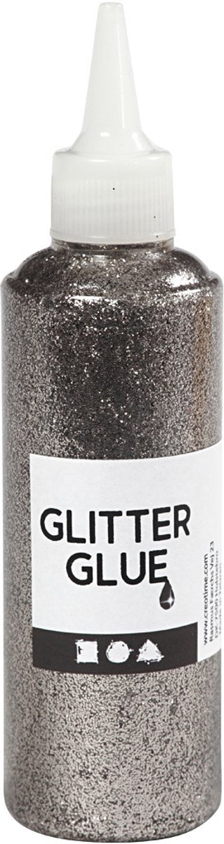 Load image into Gallery viewer, Creativ company glitterlijm zilver, 118ml