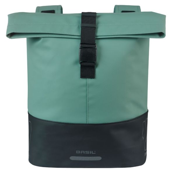 Load image into Gallery viewer, Basil b.v. tas basil cove dubbel groen zwart | 32l