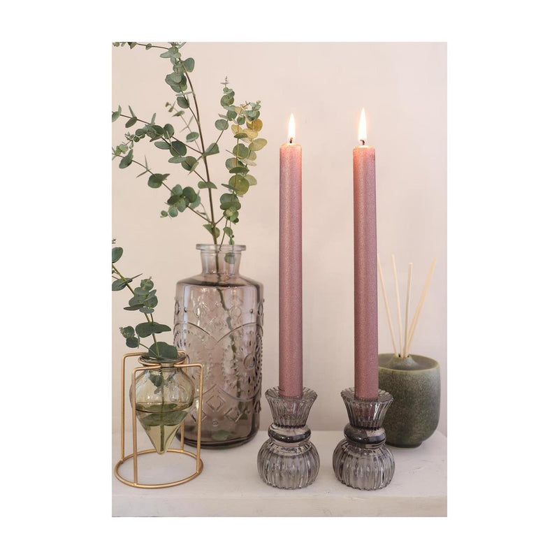 Load image into Gallery viewer, Ideas 4 seasons dinerkaars bliss roze set a 3 stuks ã˜2,2xh25cm